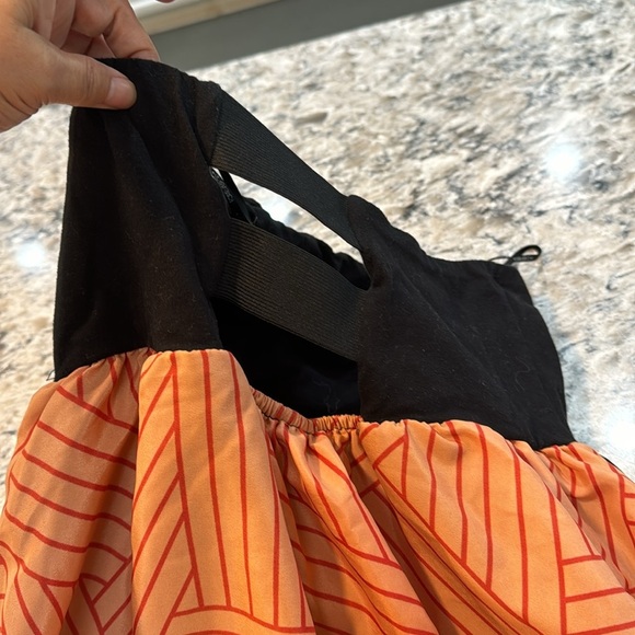 Forever 21 | Boho Strapless Maxi Dress in Orange Black Blue Size 1X - Picture 13 of 14